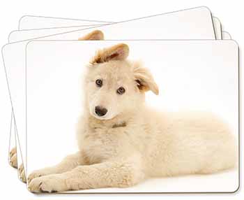White German Shepherd Picture Placemats in Gift Box