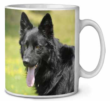 Black German Shepherd Ceramic 10oz Coffee Mug/Tea Cup