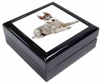 Siberian Husky Puppy Keepsake/Jewellery Box