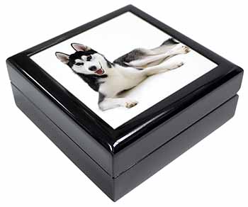 Siberian Husky Dog Keepsake/Jewellery Box