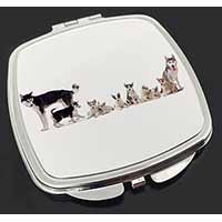 Siberian Huskies Make-Up Compact Mirror