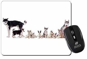 Siberian Huskies Computer Mouse Mat