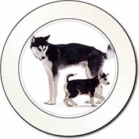 Siberian Huskies Car or Van Permit Holder/Tax Disc Holder