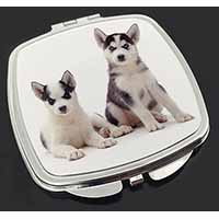 Siberian Huskies Make-Up Compact Mirror