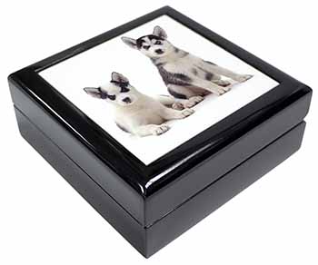 Siberian Huskies Keepsake/Jewellery Box