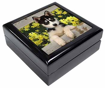 Siberian Husky by Daffodils Keepsake/Jewellery Box