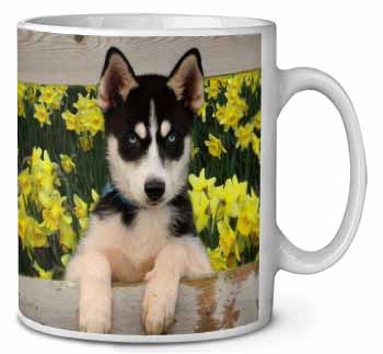 Siberian Husky by Daffodils Ceramic 10oz Coffee Mug/Tea Cup