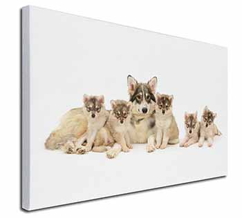 Utonagan Puppy Dogs Canvas X-Large 30"x20" Wall Art Print