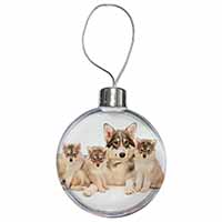 Utonagan Puppy Dogs Christmas Bauble