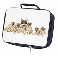 Utonagan Puppy Dogs Navy Insulated School Lunch Box/Picnic Bag
