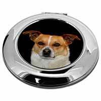 Jack Russell Terrier Dog Make-Up Round Compact Mirror