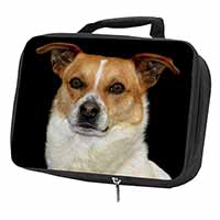 Jack Russell Terrier Dog Black Insulated School Lunch Box/Picnic Bag