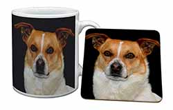 Jack Russell Terrier Dog Mug and Coaster Set