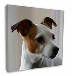 Jack Russell Terrier Dog Square Canvas 12"x12" Wall Art Picture Print