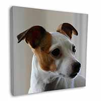 Jack Russell Terrier Dog Square Canvas 12"x12" Wall Art Picture Print