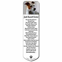 Jack Russell Terrier Dog Bookmark, Book mark, Printed full colour