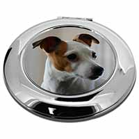 Jack Russell Terrier Dog Make-Up Round Compact Mirror