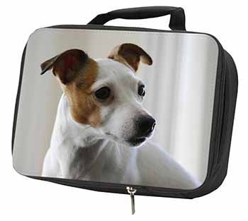 Jack Russell Terrier Dog Black Insulated School Lunch Box/Picnic Bag