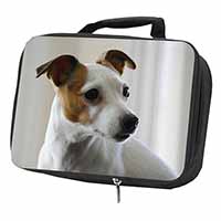 Jack Russell Terrier Dog Black Insulated School Lunch Box/Picnic Bag