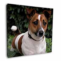 Jack Russell Terrier Dog Square Canvas 12"x12" Wall Art Picture Print
