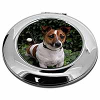 Jack Russell Terrier Dog Make-Up Round Compact Mirror