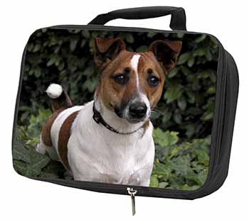Jack Russell Terrier Dog Black Insulated School Lunch Box/Picnic Bag