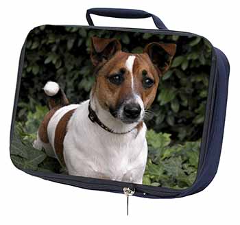 Jack Russell Terrier Dog Navy Insulated School Lunch Box/Picnic Bag