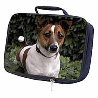 Jack Russell Terrier Dog Navy Insulated School Lunch Box/Picnic Bag