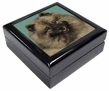 Keeshond Dog Keepsake/Jewellery Box