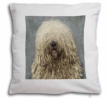 Komondor Dog Soft White Velvet Feel Scatter Cushion