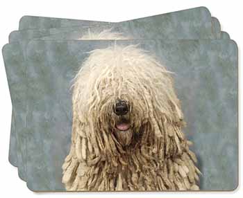 Komondor Dog Picture Placemats in Gift Box