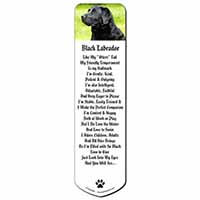 Black Labrador Dog Bookmark, Book mark, Printed full colour