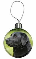 Black Labrador Dog Christmas Bauble