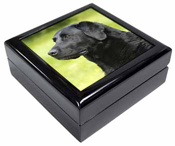 Black Labrador Dog Keepsake/Jewellery Box