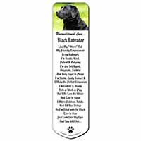 Black Labrador-With Love Bookmark, Book mark, Printed full colour