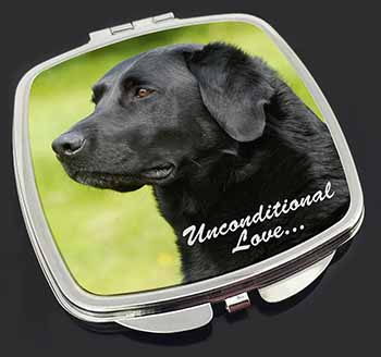 Black Labrador-With Love Make-Up Compact Mirror