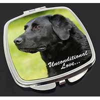 Black Labrador-With Love Make-Up Compact Mirror