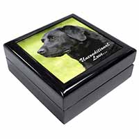 Black Labrador-With Love Keepsake/Jewellery Box