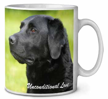 Black Labrador-With Love Ceramic 10oz Coffee Mug/Tea Cup