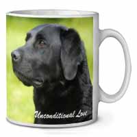 Black Labrador-With Love Ceramic 10oz Coffee Mug/Tea Cup