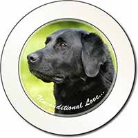 Black Labrador-With Love Car or Van Permit Holder/Tax Disc Holder