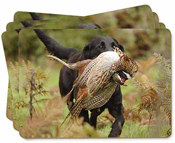 Labrador and Pheasant Picture Placemats in Gift Box