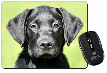 Black Labrador Puppy Computer Mouse Mat