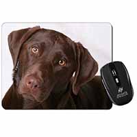 Chocolate Labrador Computer Mouse Mat