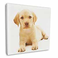 Yellow Labrador Square Canvas 12"x12" Wall Art Picture Print