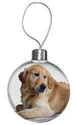 Golden Retriever Dog Christmas Bauble