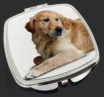 Golden Retriever Dog Make-Up Compact Mirror