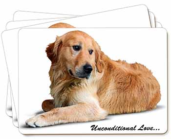 Golden Retriever-With Love Picture Placemats in Gift Box