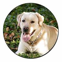 Yellow Labrador Dog Fridge Magnet Printed Full Colour