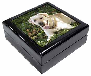 Yellow Labrador Dog Keepsake/Jewellery Box